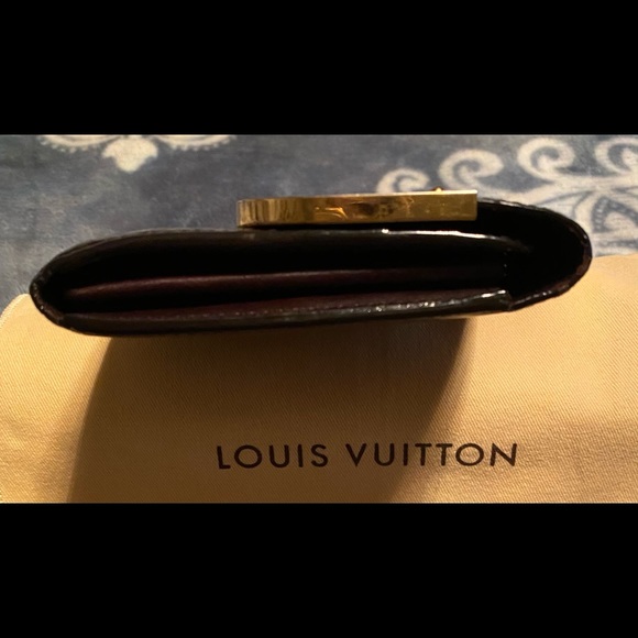 LV💜Portefeuille Rossmore Purple Vernis Wallet - Picture 3 of 16